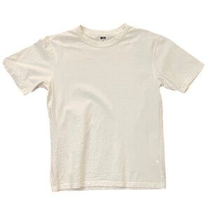 Uniqlo U Crew Neck T-Shirt White Heavyweight Cotton Mens Size M Lemaire 445000